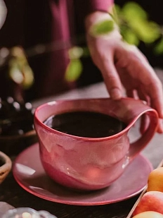 Кружка ручной работы Андуин VELES «Поцелуй Арвен», фарфор, 400 мл