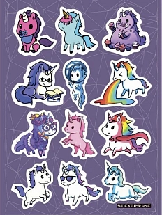 Стикерпак «Unicorns»