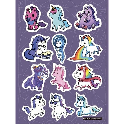 Набор стикерпаков 2 шт.: «Unicorns», «Doge», фото 2.
