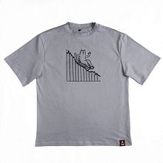 Футболка Barking Store «Weeeee», L муж., серый