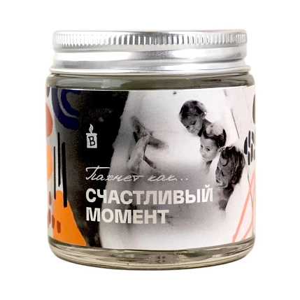 Свеча «Пахнет как счастливый момент», фото 1.