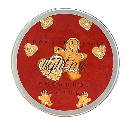 Свеча ручной работы «Имбирное печенье», 50 г, фото 1.