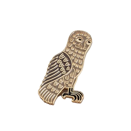 Значок Подписные изделия «Сова», эмалированный, фото 1.