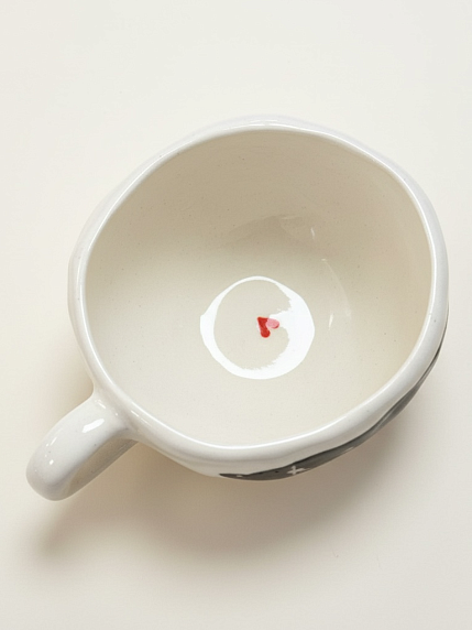 Кружка ручной работы Мастерская Виктории Нор «Нерпа», керамика, 180 мл, фото 3.