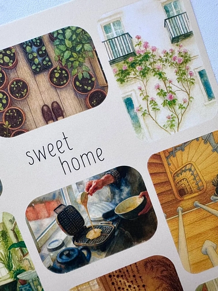 Стикерпак виниловый DARI DARI «Sweet home», А5, фото 4.