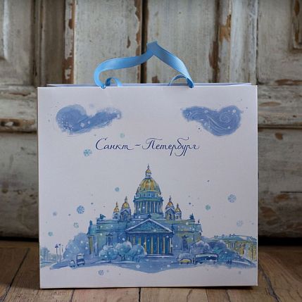 Пакет подарочный «Санкт-Петербург», фото 1.
