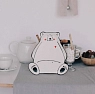 Фигурная тарелка ручной работы ЮЛЬНИКА (JULNIKA) «Белый медведь», полуфарфор, 16 см, превью фото 2