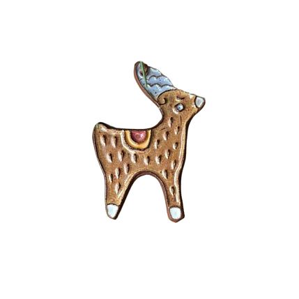 Ёлочная игрушка из керамики «Олень», Partala ceramics, фото 4.