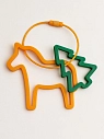 Брелок, обвес на сумку DARI DARI «Лошадка с ёлочкой», оранжевый, 6 см, превью фото 1