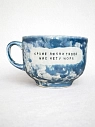 Кружка ручной работы Тата вытворяет/NF ceramics «Кроме любви твоей мне нету моря», голубая, керамика, 600 мл, превью фото 1