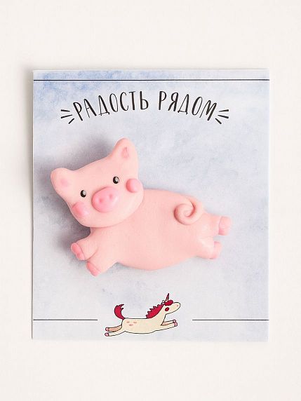 Брошь «Свинка», фото 2.