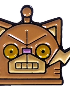 Металлический значок Barking Store «Robocat»