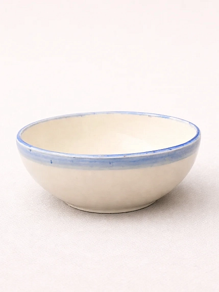 Пиала ручной работы НАДО ЖЕ с росписью «Сердечко», белая, керамика, 10 см, фото 3.