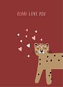 Открытка «Леопард Love you», превью фото 1