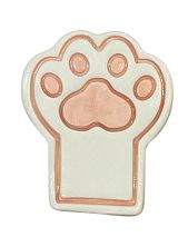 Брошь ручной работы Ceramission «Лапка», керамика