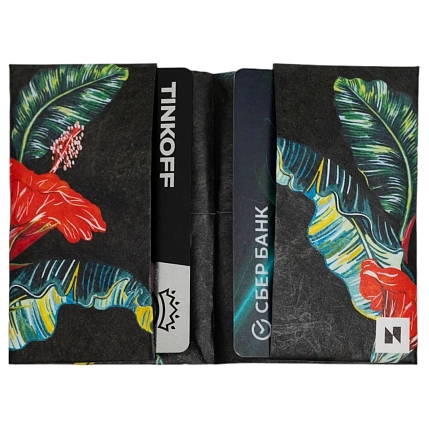 Мини-кошелёк кардхолдер New Wallet «New Blacktropic», фото 2.