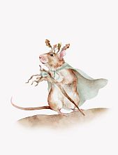 Постер интерьерный DARI DARI в детскую «Мышиный король», А4