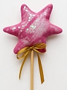 Волшебная палочка БУКА, розовая с пайетками, 25 см, превью фото 1