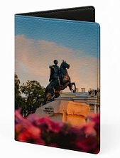 Обложка на паспорт «Медный всадник», искусственная кожа