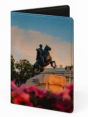 Обложка на паспорт «Медный всадник», искусственная кожа