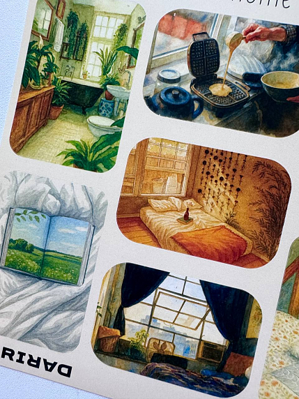 Стикерпак виниловый «Sweet home», А5, фото 2.