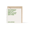 Блокнот на пружине Mitrozhe «Как прекрасно, что не нужно ждать...», 15х15, 50 листов, бежевый, превью фото 1