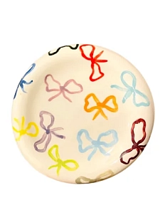 Тарелка ручной работы ММ керамика «Бантики», 20 см