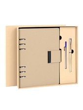 Подарочный набор с ежедневником и ручкой «President», бежевый