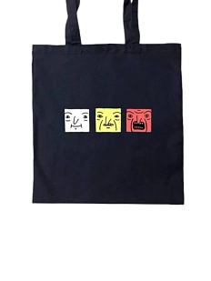 Сумка шоппер «Кубики», чёрный