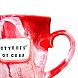 Кружка ручной работы Тата вытворяет/NF ceramics «Oty***s' от себя», красная, керамика, 400 мл, превью фото 2
