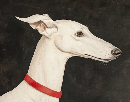 Обложка на студенческий билет DARI DARI «Грейхаунд» (английская борзая), экокожа, фото 1.