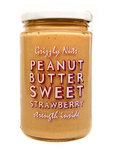 Арахисовая паста клубнично-медовая «Sweet Strawberry»