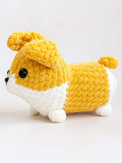 Плюшевая игрушка ручной работы «Корги», фото 3.