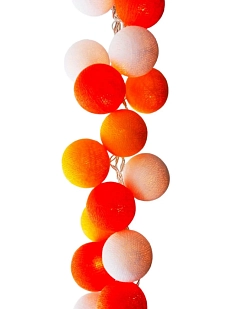 Гирлянда из нитяных шариков «Апероль»