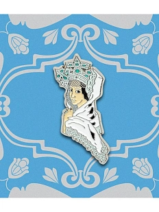 Металлический значок Heart of Moscow «Царевна-Лебедь» серия Сказки