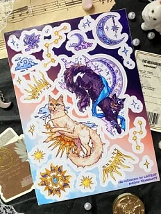 Стикерпак Лавкот «День и ночь», А6