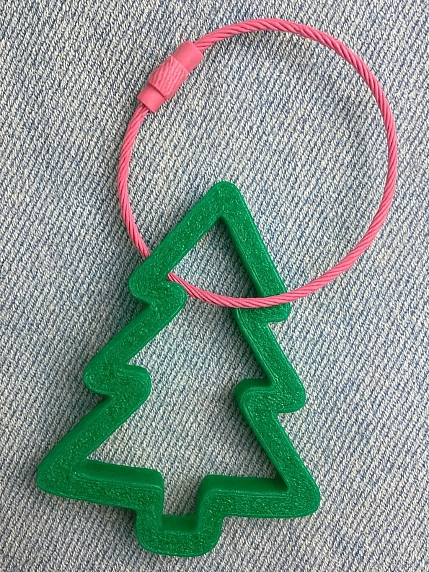 Брелок, обвес на сумку DARI DARI «Ёлочка», зелёный, 6 см, фото 2.