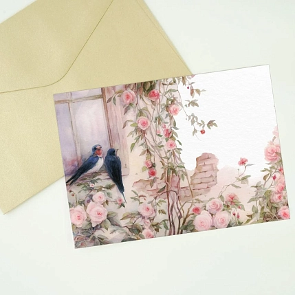 Набор открыток с иллюстрациями Викторовой Оксаны №10, 6 шт., фото 3.