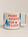 Кружка ручной работы Hands in Clay «More amor por favor», розово-голубая, керамика, 450 мл, превью фото 1