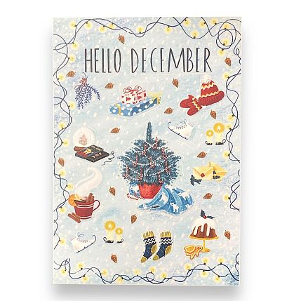 Стикерпак «Hello december», А5, фото 1.
