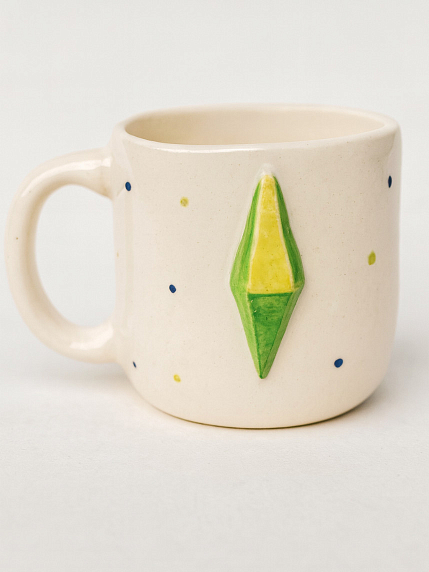 Кружка ручной работы «Симс», керамика, 300 мл, фото 1.