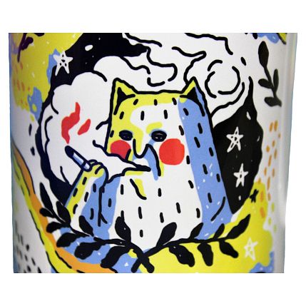 Кружка ШКЯ «Котик с сижкой new», керамика, 330 мл, фото 3.