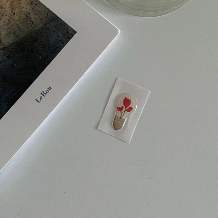 3D стикер "Лампочка силы", фото 1.