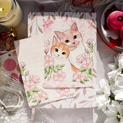 Открытка Лавкот «Кошачья любовь», А6, фото 1.