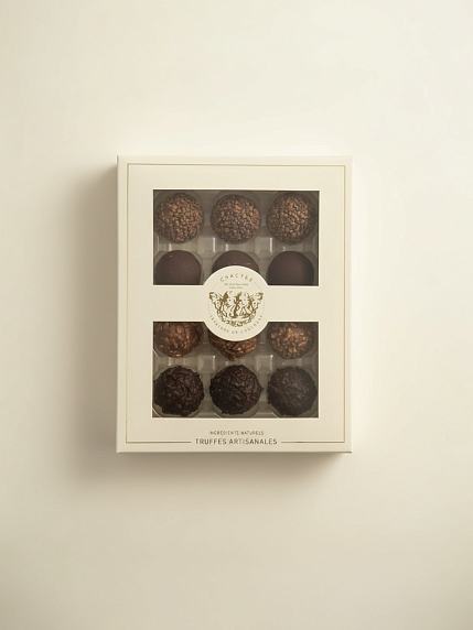 Шоколадные трюфели №2 Счастье, 12 шт, фото 1.