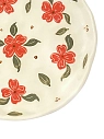 Тарелка ручной работы Татко керамика «Красные цветы», керамика, 15 см, превью фото 2