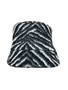 Панама Гнёздышко базовая фактурная «Зебра»