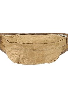 Поясная сумка Ranzel Bags «Baggy Kraft», крафт, тайвек, бежевая