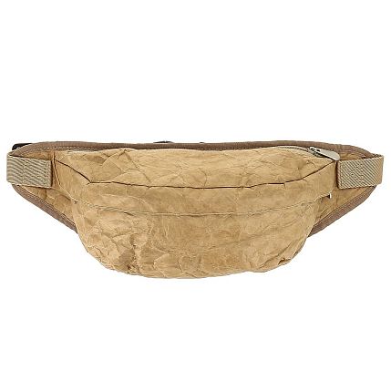 Поясная сумка Ranzel Bags «Baggy Kraft», крафт, тайвек, бежевая, фото 1.