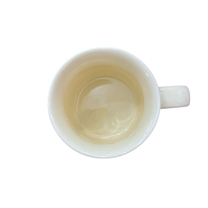 Кружка эмалированная Подписные изделия «Погода в Санкт-Петербурге», кремовая, 90 мл, фото 3.